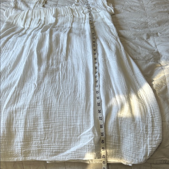 Sezane White Lace-Trimmed Dress - Picture 8 of 8